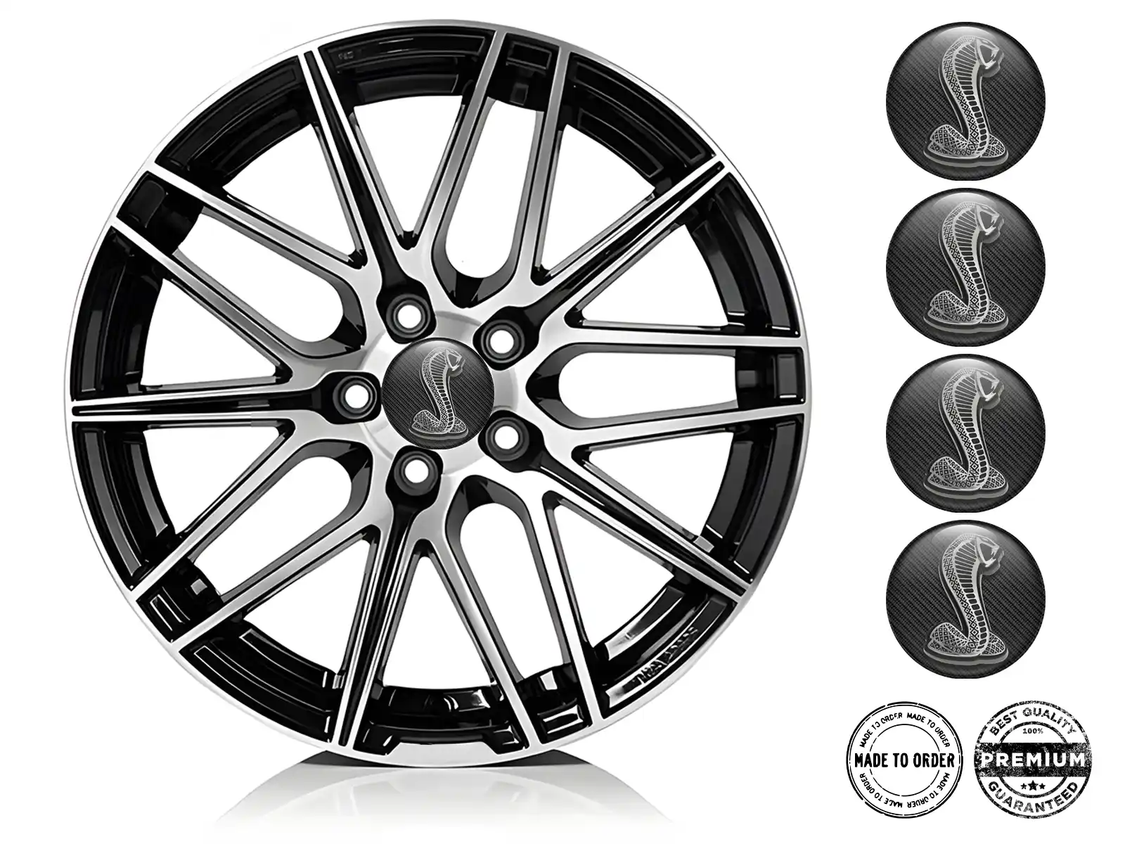 Shelby Raddekal Ausgabe Rennsport-Silikon-Aufkleber